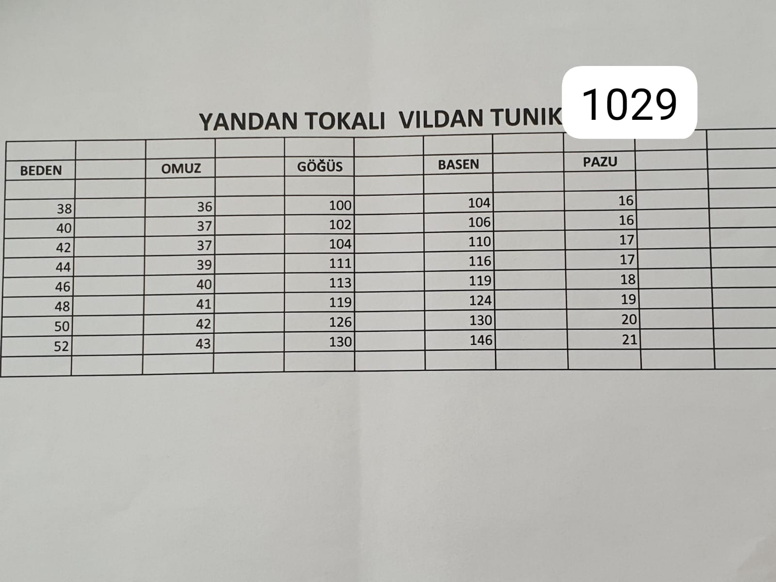 1029 MAVİ RENK TUNIK