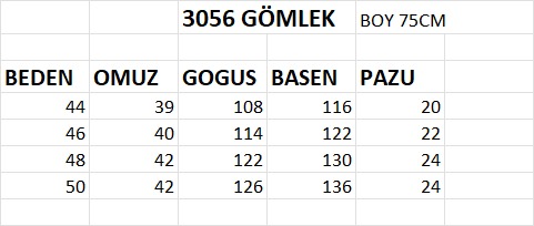 3056 kodlu mor renk gömlek