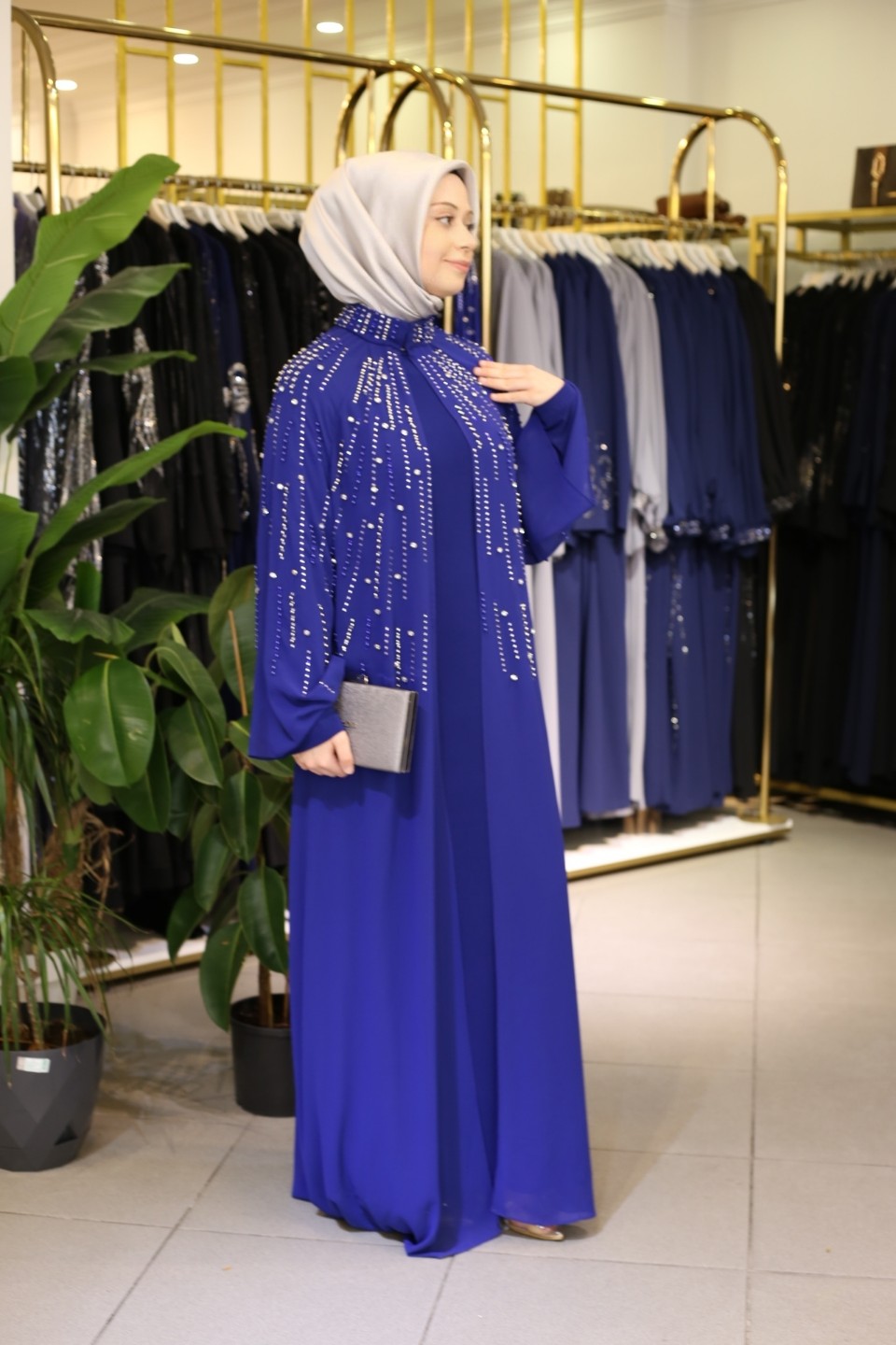 4615 kodlu indigo REN ABAYA