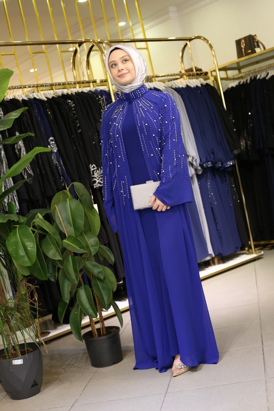 4615 kodlu indigo REN ABAYA